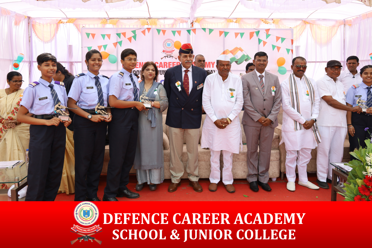 15th august by girls dca in chhatrapatisambhajinagar-aurangabad